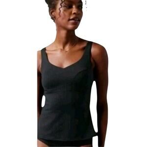 Coco Reef Tankini Top 40DD Bra Size Brown Swimsuit Tank Top NWT.